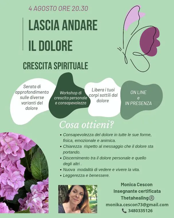 Lascia andare il dolore 