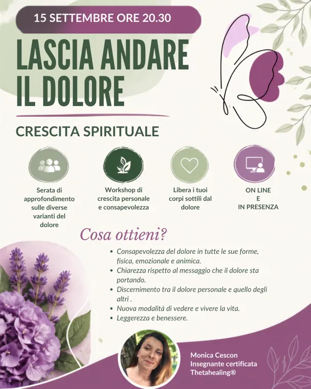 Lascia andare il dolore 