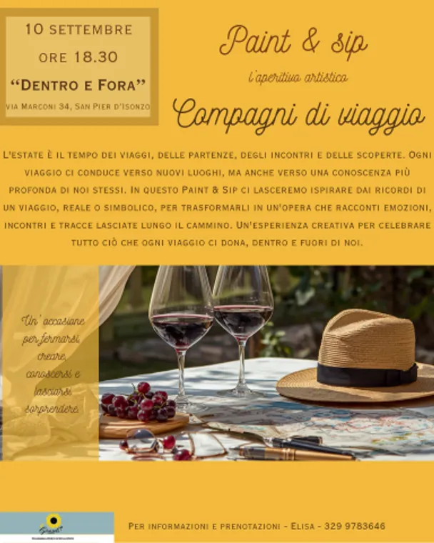 COMPAGNI DI VIAGGIO - paint and sip