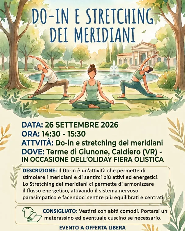 Stretching dei meridiani e do-in