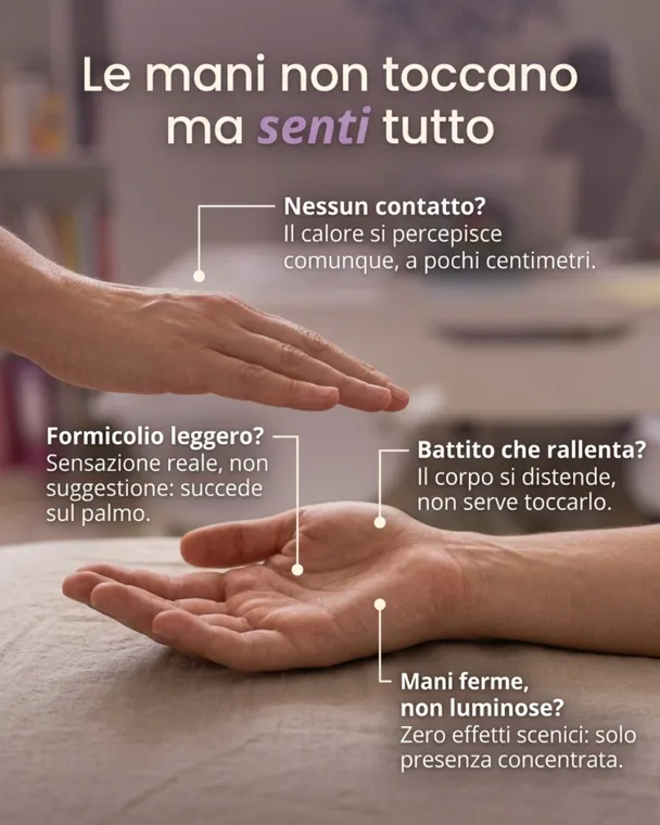 Le mani non toccano mai senti tutto