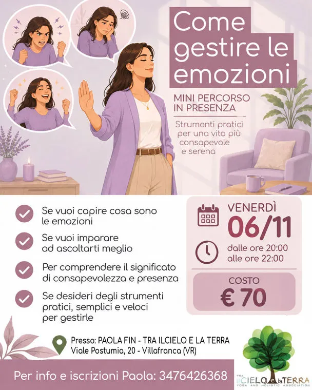 COME GESTIRE LE EMOZIONI