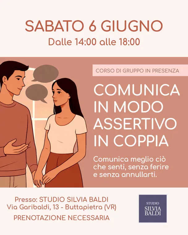 COMUNICA IN MODO ASSERTIVO IN COPPIA. Corso in presenza.