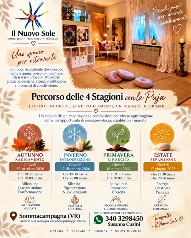 AUTUNNO RADICAMENTO:Percorso delle 4 stagioni con la Puja