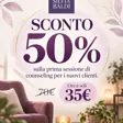 Sconto 50% prima sessione 