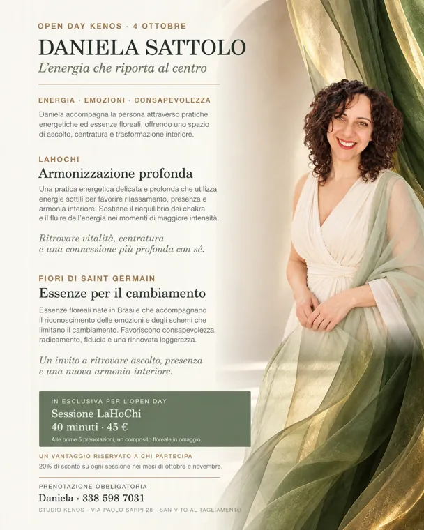 LAHOCHI e FIORI DI SAINT GERMAIN - OPEN DAY STUDIO KENOS