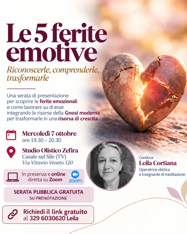 Le 5 Ferite Emotive - un approccio Gnostico