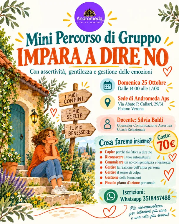 IMPARA A DIRE NO, Mini Percorso di Gruppo in Presenza