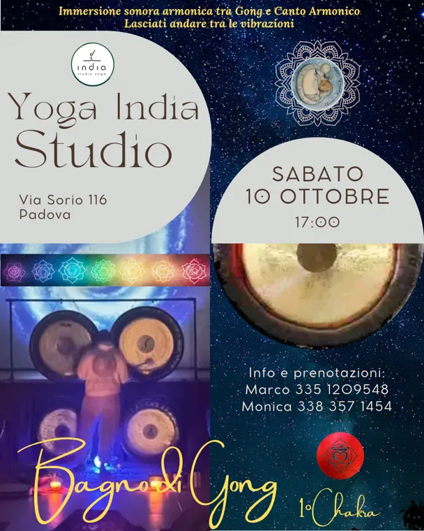 BAGNO DI GONG 1° CHAKRA MULADHARA