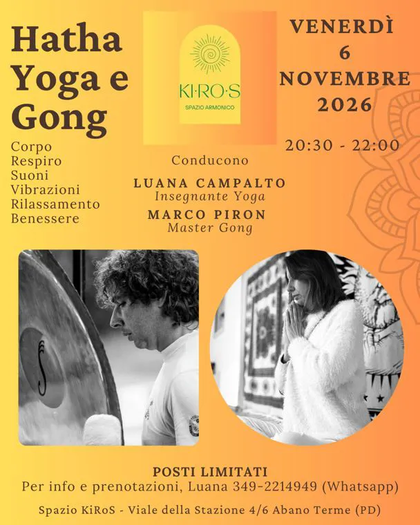 BAGNO DI GONG E YOGA