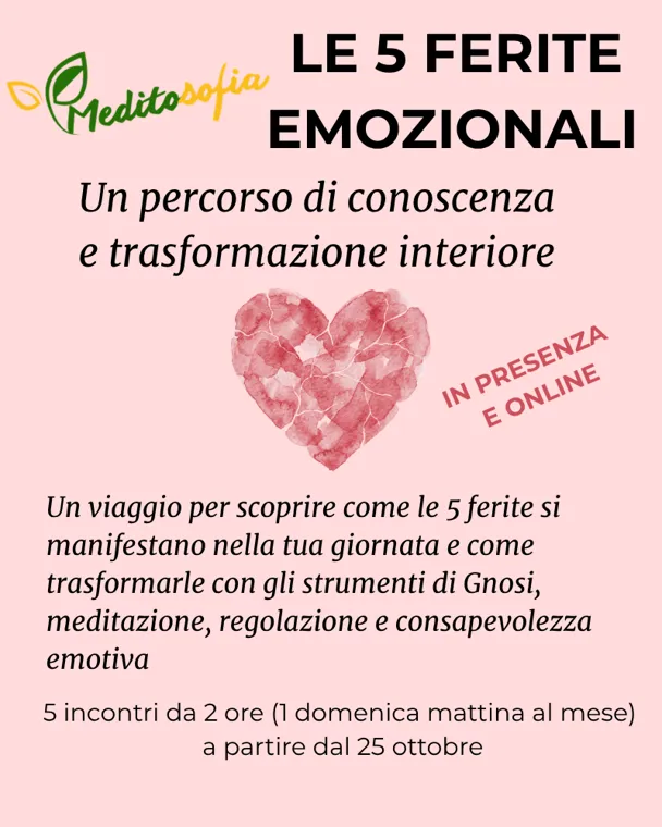 Le 5 Ferite Emozionali, il corso