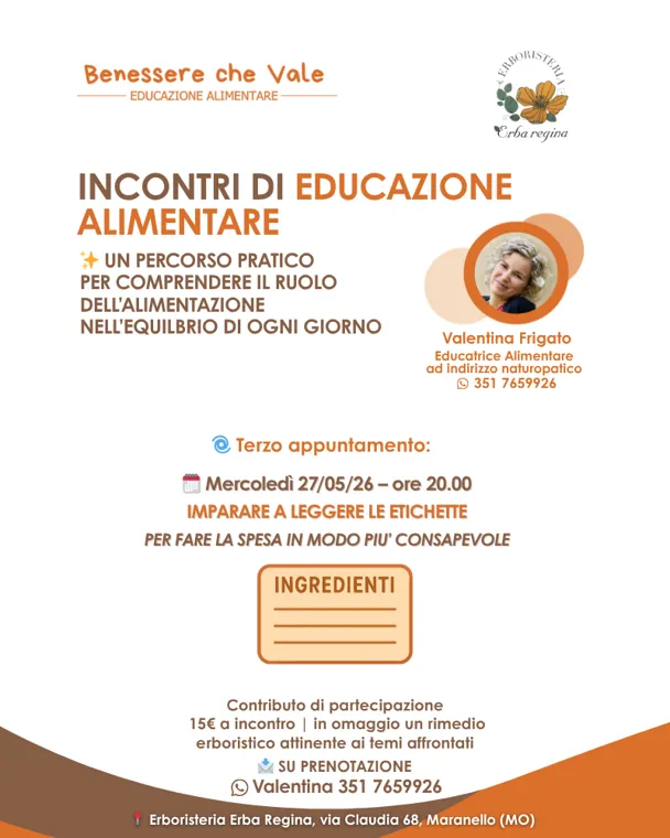 Imparare a leggere le etichette degli alimenti