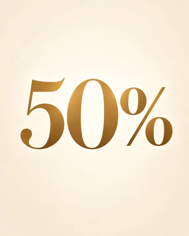 50% sul primo percorso